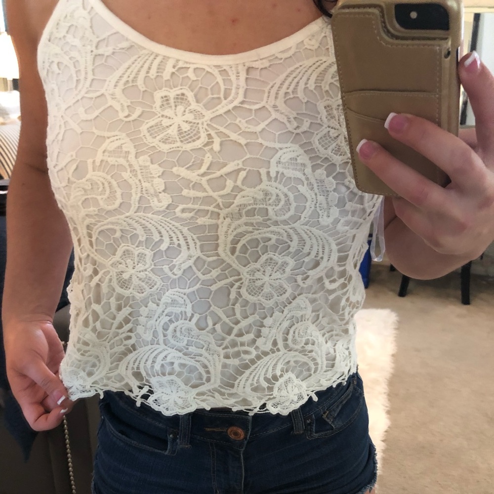Lace Crop top from target
